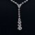 cheap Earrings-1 set Jewelry Set Bridal Jewelry Sets For Women&#039;s Anniversary Party Evening Gift Rhinestone Alloy Tennis Chain