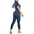 preiswerte Damen Jumpsuits-Damen Overall Einfarbig Taste Alltag Hemdkragen Strasse Freizeitskleidung Kurze Ärmel Regular Fit Blau S M L Herbst