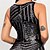 cheap Women&#039;s Jumpsuits-Women&#039;s Jumpsuit Striped Sequins Casual U Neck Street Daily Wear Sleeveless Regular Fit Black S M L Fall