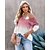 cheap Sweaters &amp; Cardigans-Women&#039;s Sweater Pullover Jumper V Neck Knit Cotton Blend Knitted Spring Fall Outdoor Home Daily Stylish Casual Long Sleeve Solid Color Black Yellow Pink S M L