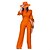 cheap Jumpsuits &amp; Rompers-Women&#039;s Jumpsuit Lace up Active Crew Neck Party Street 3/4 Length Sleeve Regular Fit Black Orange S M L Fall