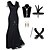 cheap Vintage Dresses-Roaring 20s 1920s Cocktail Dress Vintage Dress Flapper Dress Dress Outfits Masquerade Prom Dress The Great Gatsby Women&#039;s Tassel Fringe Carnival Party Prom Body Jewelry