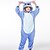 preiswerte New in Daily Casual-Kinder Kigurumi-Pyjamas Nachtwäsche Tarnfarben Blaues Monster Tier Pyjamas-Einteiler Polar-Fleece Cosplay Für Kinder Jungen Mädchen Tiernachtwäsche Karikatur Fest / Feiertage Kostüme / Handwäsche