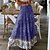 cheap Skirts-Women&#039;s CoastalGrandma Boho Gopi Maxi Swing Work Skirts