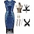 cheap Cosplay &amp; Costumes-Roaring 20s 1920s Cocktail Dress Vintage Dress Flapper Dress Dress Outfits Masquerade Prom Dress The Great Gatsby Women&#039;s Tassel Fringe Carnival Party Prom Body Jewelry