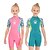 cheap Wetsuits, Diving Suits &amp; Rash Guard Shirts-Dive&amp;Sail Boys&#039; Girls&#039; 2.5mm Shorty Wetsuit Diving Suit SCR Neoprene Stretchy Thermal Warm Anatomic Design Quick Dry Back Zip Short Sleeve - Patchwork Swimming Diving Surfing Scuba Autumn / Fall