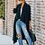 cheap Cardigans-Women&#039;s Cardigan Cardigan Sweater Jumper Knit Knitted Thin Deep V Solid Color Home Daily Stylish Casual Fall Winter Black Gray S M L / Long Sleeve / Regular Fit