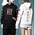 cheap Anime Cosplay-Inspired by Tokyo Revengers Baji Keisuke Draken Mikey Polyester / Cotton Blend Hoodie Anime Harajuku Graphic Kawaii Anime Hoodie For Men&#039;s / Women&#039;s / Couple&#039;s