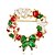 abordables Joyería de Mujer-Mujer Broche Navidad Delicado Broche Copo / Blanco / Verde / Otoño / Invierno / Primavera