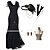 cheap Vintage Dresses-Roaring 20s 1920s Cocktail Dress Vintage Dress Flapper Dress Dress Outfits Masquerade Prom Dress The Great Gatsby Women&#039;s Tassel Fringe Carnival Party Prom Body Jewelry