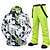 cheap Ski Wear-MUTUSNOW Men&#039;s Ski Jacket with Bib Pants Ski Suit Outdoor Thermal Warm Waterproof Windproof Breathable Winter Snow Suit Clothing Suit Hooded for Winter Sports
