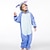 preiswerte New in Daily Casual-Kinder Kigurumi-Pyjamas Nachtwäsche Tarnfarben Blaues Monster Tier Pyjamas-Einteiler Polar-Fleece Cosplay Für Kinder Jungen Mädchen Tiernachtwäsche Karikatur Fest / Feiertage Kostüme / Handwäsche