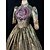 cheap Cosplay &amp; Costumes-Maria Antonietta Rococo Baroque Victorian Cocktail Dress Vintage Dress Dress Prom Dress Women&#039;s Lace Satin Costume Coffee Vintage Cosplay Party Halloween Party &amp; Evening Ball Gown Floor Length Plus