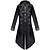 cheap Vintage Dresses-Punk &amp; Gothic Medieval Party Costume Masquerade Outerwear Prince Movie / TV Theme Costumes Nobleman Men&#039;s Christmas Party Festival Adults&#039; Coat All Seasons