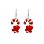 cheap Women&#039;s Jewelry-Women&#039;s Earrings Christmas Chic &amp; Modern Earring Snowflake / White / Red / Green / Fall / Winter