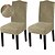 preiswerte Heimtextilien-Esszimmerstuhlbezug Stretchstuhl Sitzbezug Samt weich einfarbig einfarbig strapazierfähiger waschbarer Möbelschutz für Esszimmerpartys