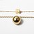 abordables Colliers Tendance-bijoux, ensemble de pendentif boule ronde personnalisé, mélange de dés créatif match chaîne en os de serpent collier femme