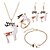 cheap Women&#039;s Jewelry-Women&#039;s necklace Christmas Chic &amp; Modern Jewelry Sets Deer / White / Green / Fall / Winter / Spring