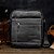 cheap Bags-Men&#039;s Crossbody Bag Mobile Phone Bag Crossbody Bag Genuine Leather Office Casual Daily Zipper Solid Color Brown