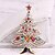baratos Bijoux de Corps-Mulheres Broches Árvore de Natal Clássico à moda Doce Broche Jóias Dourado Para Natal Diário