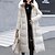 cheap Women&#039;s Coats &amp; Jackets-Women&#039;s Puffer Jacket Winter Jacket Casual Jacket Outdoor Street Daily Fall Winter Long Coat Stand Collar Regular Fit Windproof Warm Casual Jacket Long Sleeve Solid Color Beaded Full Zip Black White