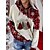 cheap Hoodies &amp; Sweatshirts-Women&#039;s Hoodie Sweatshirt Pullover Front Pocket Print Active Streetwear Christmas Green Gray Plaid Checkered Tartan Snowflake Christmas Long Sleeve Hooded S M L XL XXL / 3D Print
