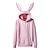 cheap Everyday Cosplay Anime Hoodies &amp; T-Shirts-Cosplay Rabbit Hoodie Back To School Cat Ear Harajuku Kawaii Hoodie For Women&#039;s Adults&#039; Hot Stamping