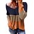 cheap Sweaters-Women&#039;s Pullover Sweater Jumper Color Block Knitted Stylish Casual Soft Long Sleeve Sweater Cardigans Fall Winter V Neck Blue