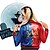 baratos Cosplay Anime-Inspirado por Esquadrão do suicídio Harley Quinn Anime Trajes de cosplay Japanês Trajes de cosplay Casaco Luvas Calções Para Mulheres / Camiseta