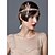 cheap Vintage Dresses-The Great Gatsby Charleston Gentlewoman Retro Vintage Roaring 20s 1920s Lace Up The Great Gatsby Headpiece Flapper Headband All Seasons Adults Women&#039;s Tassel Fringe Costume Vintage Cosplay Party