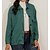 billige Overtøj i plusstørrelse til damer-Dame Plus størrelse Frakke Knap Dagligdagstøj Knap ned krave Efterår Forår Normal Grøn Orange L XL 2XL 3XL 4XL / Plusstørrelser