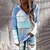 abordables Sweaters &amp; Cardigans-Chandail Pullover Sauteur Femme Rayé Tricoté Acrylique à la mode Décontractée Flexible Standard Pull Cardigans L&#039;autume L&#039;hiver Capuche Bleu Rose Claire Noir