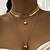 preiswerte Modische Halsketten-Schmuck, personalisierter runder Kugel-Anhänger-Set-Artikel, kreative Würfel-Mix-Match-Schlange-Knochen-Ketten-Halskette weiblich