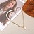 preiswerte Modische Halsketten-Anhänger Halskette Perlen Chrom Damen Klobig Einfach Einzigartiges Design Modisch Cool Hochzeit Modische Halsketten Für Hochzeit Strasse Täglich