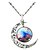 cheap Women&#039;s Jewelry-Women&#039;s necklace Chic &amp; Modern Party Moon Necklaces / Blue / Purple / Fall / Winter / Spring
