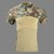 abordables Vêtements de chasse-Homme camouflage Tee-Shirt de Chasse Chemise camouflage Chemise de combat Manches Courtes Extérieur Bonne ventilation Séchage rapide Respirabilité Respirable Eté Coton Sommet Camping / Randonnée