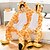 cheap Kigurumi Pajamas-Adults&#039; Nightwear Camouflage Giraffe Onesie Pajamas Coral fleece Orange Cosplay For Men and Women Animal Sleepwear Cartoon Festival / Holiday Costumes / Leotard / Onesie / Leotard / Onesie