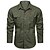 cheap Hunting Clothing-Men&#039;s Hunting Shirt Tactical Military Shirt Long Sleeve Outdoor Windproof Multi-Pockets Breathable Sweat wicking Fall Spring Summer Cotton Top Hunting Military / Tactical Training Combat ArmyGreen