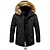 cheap Outdoor Clothing-Men&#039;s Padded Hiking jacket Military Tactical Jacket Hiking Fleece Jacket Winter Outdoor Thermal Warm Windproof Fleece Lining Breathable Winter Jacket Trench Coat Top Fishing Climbing Beach Black