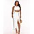 cheap Two Piece Sets-Women&#039;s Basic Streetwear Plain Casual Vacation Two Piece Set Skirt Dress Midi Skirt Crop Top Tank Top Skirt Sets Split Ruched Tops