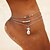 abordables Women&#039;s Accessories-Femme Bracelet de cheville Alliage Ananas Pentacle Pour Vacances Mode Eté Soirée Quotidien Carnaval Bijoux