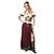 abordables Robes Vintage-Carnaval Fête d&#039;Octobre Dirndl Trachtenkleader Femme Robe Bavarois Costume Rouge Bordeaux