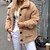 cheap Sherpa Jackets-Women&#039;s Teddy Coat Sherpa jacket Fleece Jacket Pocket Regular Coat White Black Khaki Street Streetwear Single Breasted Spring Turndown Regular Fit S M L XL XXL 3XL