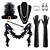 cheap Vintage Dresses-Retro Vintage Roaring 20s 1920s The Great Gatsby Headpiece Flapper Headband Accesories Set Accessories Set Head Jewelry Necklace / Earrings The Great Gatsby Charleston Women&#039;s New Year Halloween
