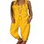billige Jumpsuits i plusstørrelse til damer-Dame Pluss størrelse Kjeledresser Ermeløs عادي Vår Sommer Grunnleggende Svart Blå Gul L XL XXL XXXL 4XL / V-hals / Store størrelser