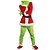 abordables Cosplay &amp; Costumes-Costume de père noël Homme Femme Garçon Fille Déguisement Cosplay Noël Carnaval Adultes Enfants Polyester