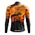 cheap Cycling Clothing-21Grams® Men&#039;s Cycling Jersey Long Sleeve 3D Bike Mountain Bike MTB Road Bike Cycling Top Green Purple Yellow Breathable Quick Dry Moisture Wicking Spandex Polyester Sports Clothing Apparel