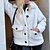 billige Sherpa Jackets-Dame Teddyfrakke Sherpa jakke Fleece jakke Lomme Normal Frakke Hvid Sort Kakifarvet Gade Gade Enradet Forår Aftæpning Regulær S M L XL XXL 3XL