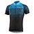 abordables Vêtements de cyclisme-BERGRISAR Homme Manches Courtes Maillot Velo Cyclisme Cyclisme Maillot Top avec 3 poches arrière Respirable Séchage rapide Bandes Réfléchissantes Poche arrière VTT Vélo tout terrain Vélo Route