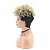 cheap City to Beach-Synthetic Wig Curly kinky Straight Asymmetrical Wig Short Black / Gold Synthetic Hair 5 inch Men&#039;s Black / Blonde